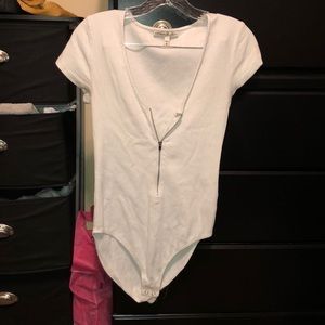 Zip up bodysuit